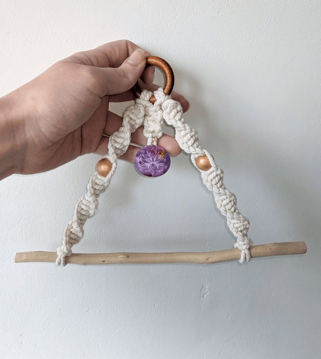 Dérouleur en macramé ࿓